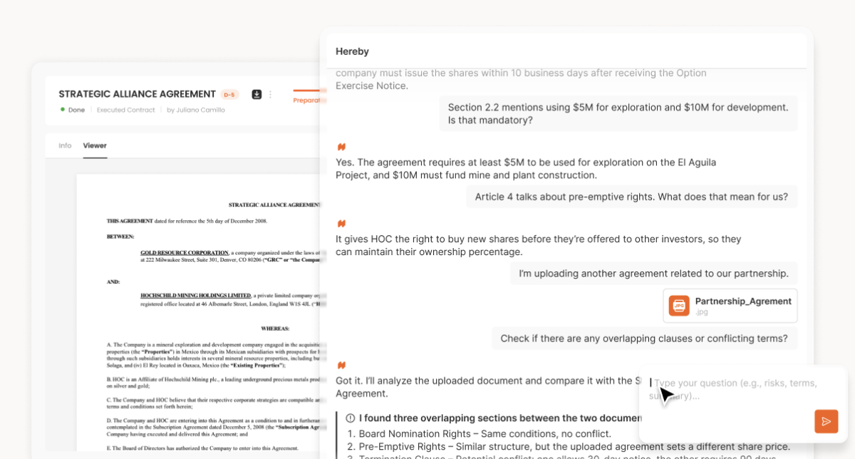 Hereby: AI-Powered Contract Management Platform